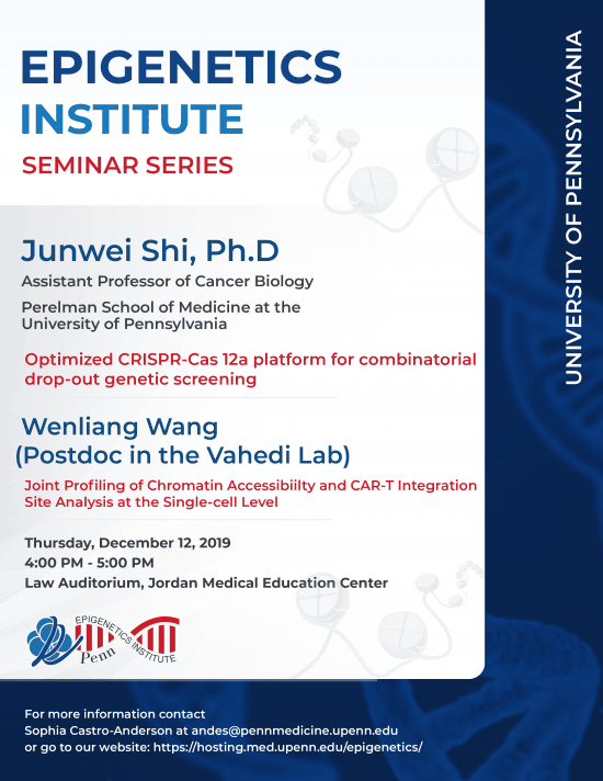 Epigenetics Monthly Seminar Series