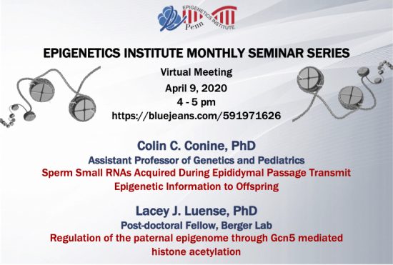 Virtual Epigenetics Monthly Seminar Series