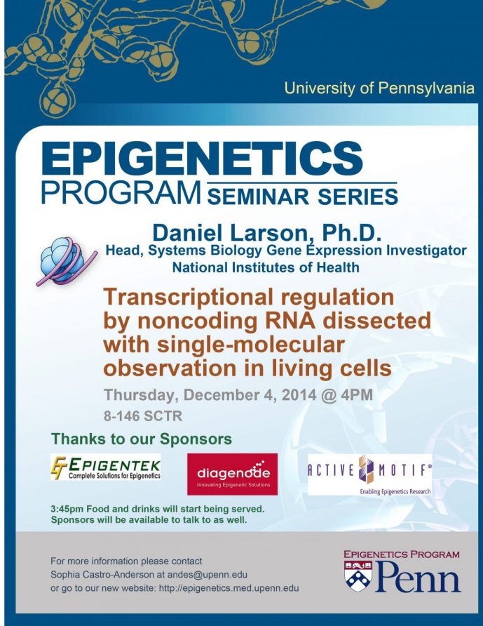 Epigenetics Seminar 12.4.14
