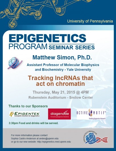 Epigenetics Seminar 5.21.15