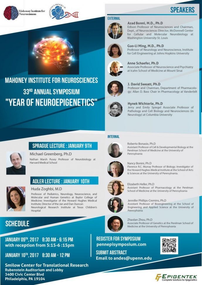 Mins 33rd Annual Symposium “Year of Neuroepigenetics”