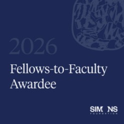 Congratulations to Ruofan Yu, PhD on receiving a Simons Foundation Faculty-to-Fellows Award!